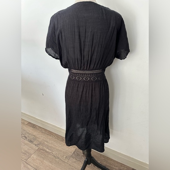 La vie en rose, black beach, cover-up size large - Picture 4 of 6